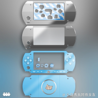 亚克力仿PSP基础模板分享